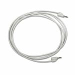 TipTop Audio Stackable Shielded 3.5mm & 1/8'' Jack & Plug Patch Cable (2.5m/gray/single)