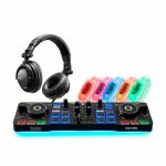 Hercules DJ Party Set (includes Starlight Controller, HDPDJ45 Headphones & LED Wristbands With Serato DJ Lite)