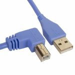 UDG Ultimate Angled USB 2.0 A-B Audio Cable (blue, 1.0m)
