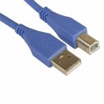 UDG Ultimate Straight USB 2.0 A-B Audio Cable (blue, 1.0m)
