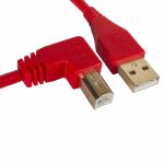 UDG Ultimate Angled USB 2.0 A-B Audio Cable (red, 1.0m)