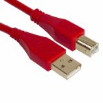 UDG Ultimate Straight USB 2.0 A-B Audio Cable (red, 1.0m)