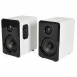 AV Link ABS35 Active Bluetooth Bookshelf Speakers (pair, white)