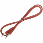 Doepfer A-100C80 3.5mm Male Mono Patch Cable (red, 80cm long)