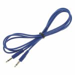 Doepfer A-100C120 3.5mm Male Mono Patch Cable (blue, 120cm long)