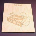 Mukatsuku Laser Etched Wooden 7" Vinyl Record Divider (wooden divider with Afro name) *Juno Exclusive*