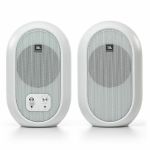 JBL 104 BT Compact Powered Studio Reference Monitors With Bluetooth (pair, white)