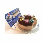Mukatsuku 3 D Doughnut /Donut 45 Adapter (Chocolate Glazed With Multicoloured Sprinkles) (Juno exclusive)