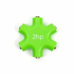 2hp Zero HP Mult Cable Splitter (green with white artwork)