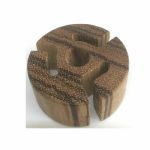 Mukatsuku Hand-Crafted Patterned Wooden 45 Adapter (Juno exclusive)
