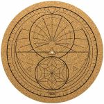 Glowtronics Eternal Time 12" Vinyl Record Cork Slipmat (single)