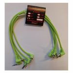 Zlob Modular Glow In The Dark Right Angle Patch Cables (30cm, pack of 5)
