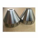 Mukatsuku Heavy Stainless Steel Pyramid Precision Made 45 Adapter (pair) (Juno exclusive)
