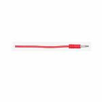 ALM Custom 3.5mm Male Mono Patch Cables (15cm, red, pack of 5)