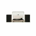 Crosley C62 Shelf System Turntable & Speakers (grey)