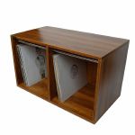 Sefour VC250 12"/LP Vinyl Record Carry Storage Box 250 (large, mid century rosewood)
