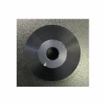 Mirror stainless steel BAT shaped 45 rpm adaptor for centre turntable spindle 
