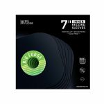 Big Fudge 7" Matte Black Paper Vinyl Record Sleeves (pack of 50)