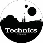 Technics Tatooine 12" Vinyl Record Slipmats (pair)