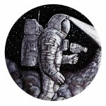IDYD Astronaut 12" Vinyl Record Slipmats (pair)