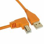 UDG Ultimate Angled USB 2.0 A-B Audio Cable (orange, 3.0m)