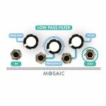 Mosaic 1U Low Pass Filter Analogue Low Pass Filter Module (white)