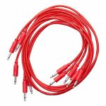 Erica Synths 90cm Braided Patch Cables (red, pack of 5)