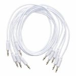 Erica Synths 60cm Braided Patch Cables (white, pack of 5)