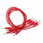 Erica Synths 60cm Braided Patch Cables (red, pack of 5)