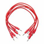 Erica Synths 30cm Braided Patch Cables (red, pack of 5)