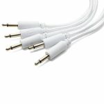 Erica Synths 30cm Braided Patch Cables (white, pack of 5)
