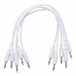 Erica Synths 20cm Braided Patch Cables (white, pack of 5)