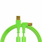 DJ Tech Tools Right Angled USB (A-B) Chroma Cable (green, 1.5m)