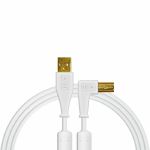 DJ Tech Tools Right Angled USB (A-B) Chroma Cable (white, 1.5m)