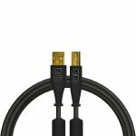 DJ Tech Tools Straight USB-A To USB-B Chroma Cable (black, 1.5m)