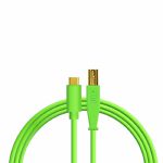 DJ Tech Tools USB-C To USB-B Chroma Cable (neon green, 1.5m)