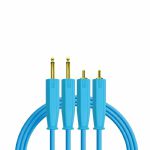 DJ Tech Tools 1/4" To RCA Chroma Audio Cable (1.5m, blue)