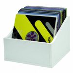 Glorious 12 Inch LP Vinyl Record Storage Box Advanced 110 (white) (B-STOCK)