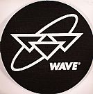 Wave Records Slipmats (black slipmats with glow-in-the-dark logo)
