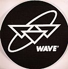 Wave Records Slipmats (black slipmats with glow-in-the-dark logo)