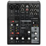 Yamaha AG06MK2 6-Channel Live Streaming Studio Mixer With USB Audio Interface (black)
