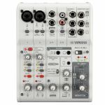 Yamaha AG06MK2 6-Channel Live Streaming Studio Mixer With USB Audio Interface (white)