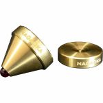 Nagaoka INS-BR-02 Ruby Ball & Brass Isolator (set of 4)