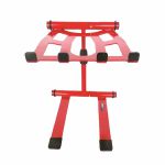 NovoPro LS22M Folding Laptop/Tablet/DJ Equipment Stand With Bag (red finish)