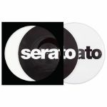 Serato Logo Picture Disc 12 Inch Reversible Control Vinyl (pair, black on white, white on black) (B-STOCK)