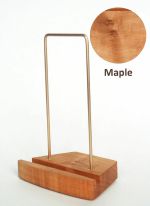 Waxrax Now Playing 12" LP Vinyl Record Cover Stand (single, maple)