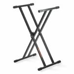 Athletic KB-2EX Double Strength Keyboard Stand With Express Lock (dark silver)