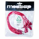 Modbap Modular Divvy 12" Split Patch Cables (30cm, pack of 4, pink)