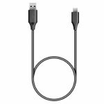 Electrovision USB-C To USB-A Cable Version 3.1 Gen 2 (black, 0.3m)