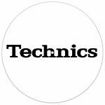 DMC Technics 12" Classic Turntable Slipmat (pair, white with black logo)